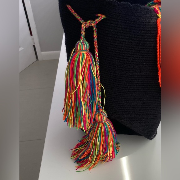 🎁 NEW Wayuu Handmade Mochila Bag Crossbody Made in Colombia - Picture 4 of 8